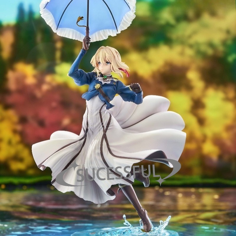 1/7 Violet Evergarden Violet Painted PVC Collectible Desktop Figure New