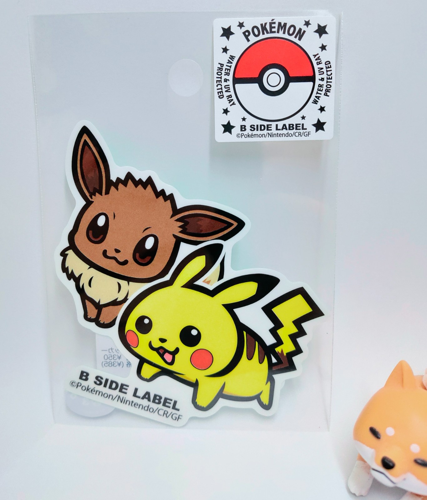 Pokemon Sticker B-SIDE LABEL Pokemon Center Made in Japan New Pokemon Sticker B-SIDE LABEL Pokemon Center Made in Japan New