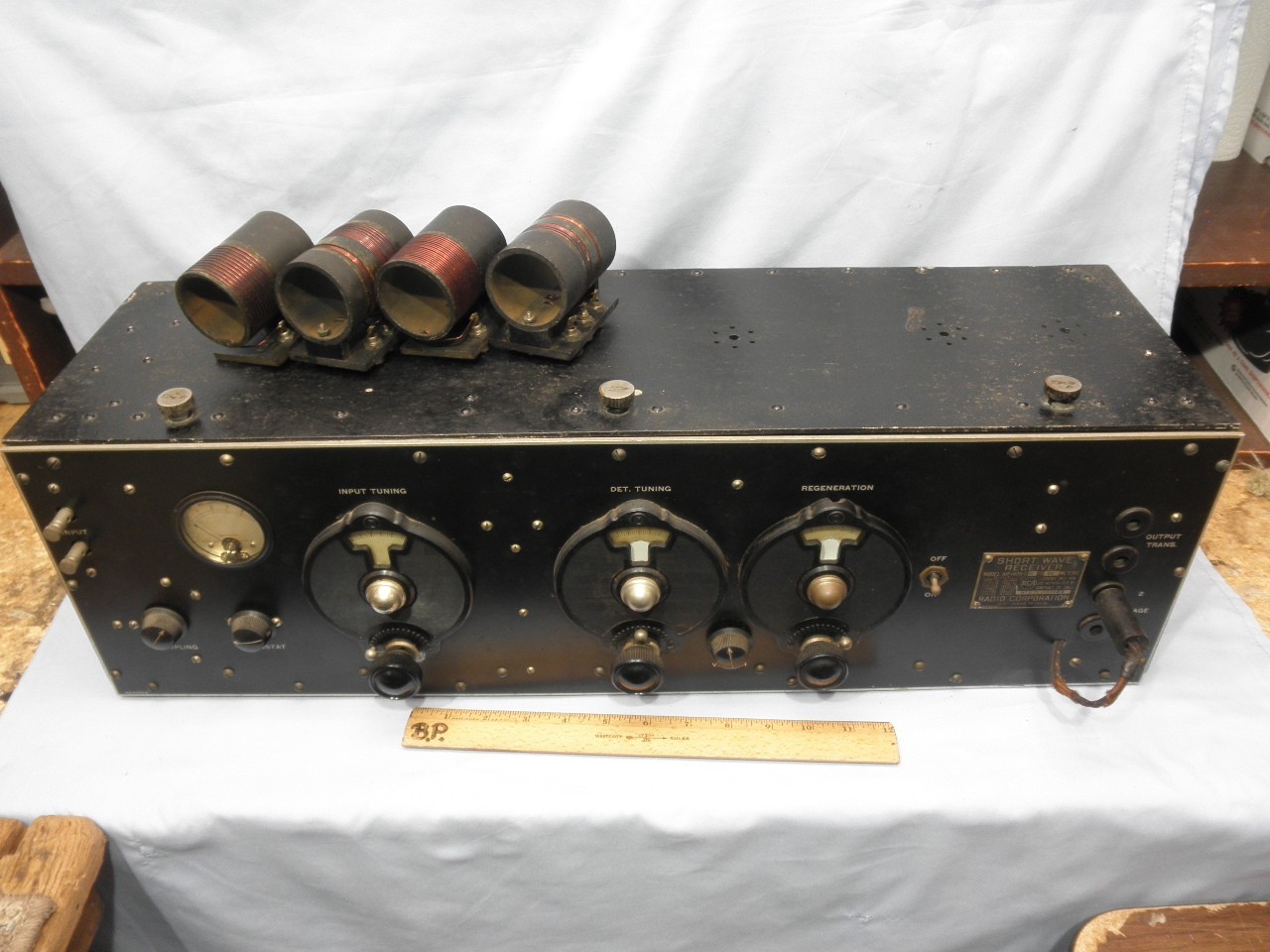 EXCEPTIONALLY RARE 1929 RCA 1496-C Professional Radio Receiver- Radioorphanage