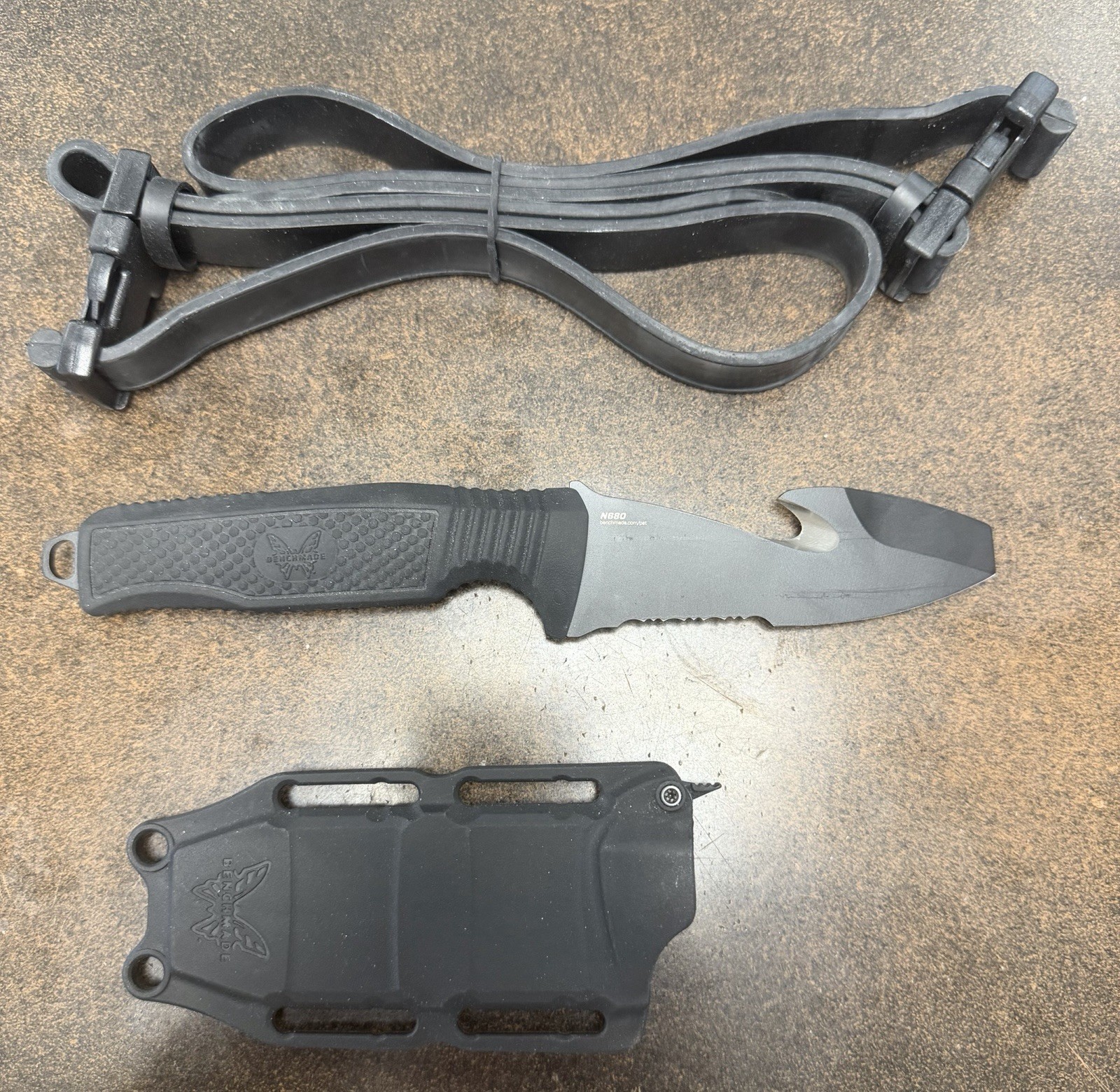 Benchmade H20 Fixed Dive Knife B112SBK-BLK Benchmade H20 Fixed Dive Knife B112SBK-BLK