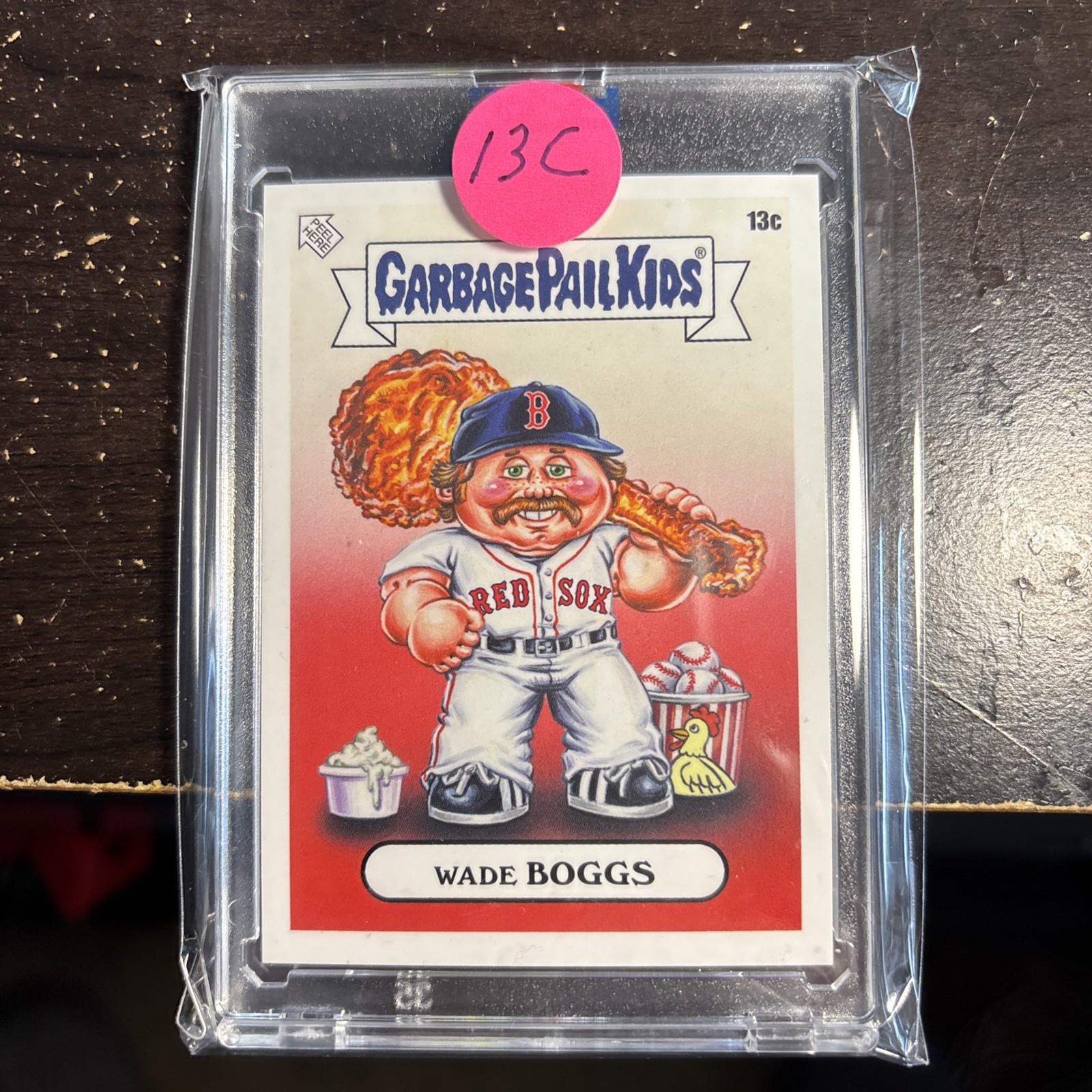 WADE BOGGS 2023 TOPPS GARBAGE PAIL KIDS RED SOX #13C Mint WADE BOGGS 2023 TOPPS GARBAGE PAIL KIDS RED SOX #13C Mint