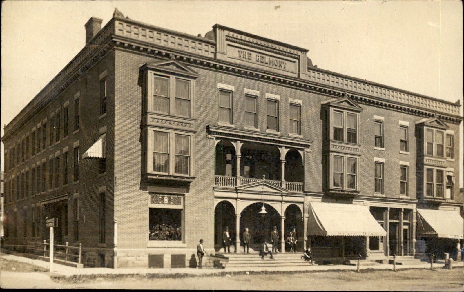 Belmont NY New York The Belmont Hotel Real Photo Vintage Postcard Belmont NY New York The Belmont Hotel Real Photo Vintage Postcard