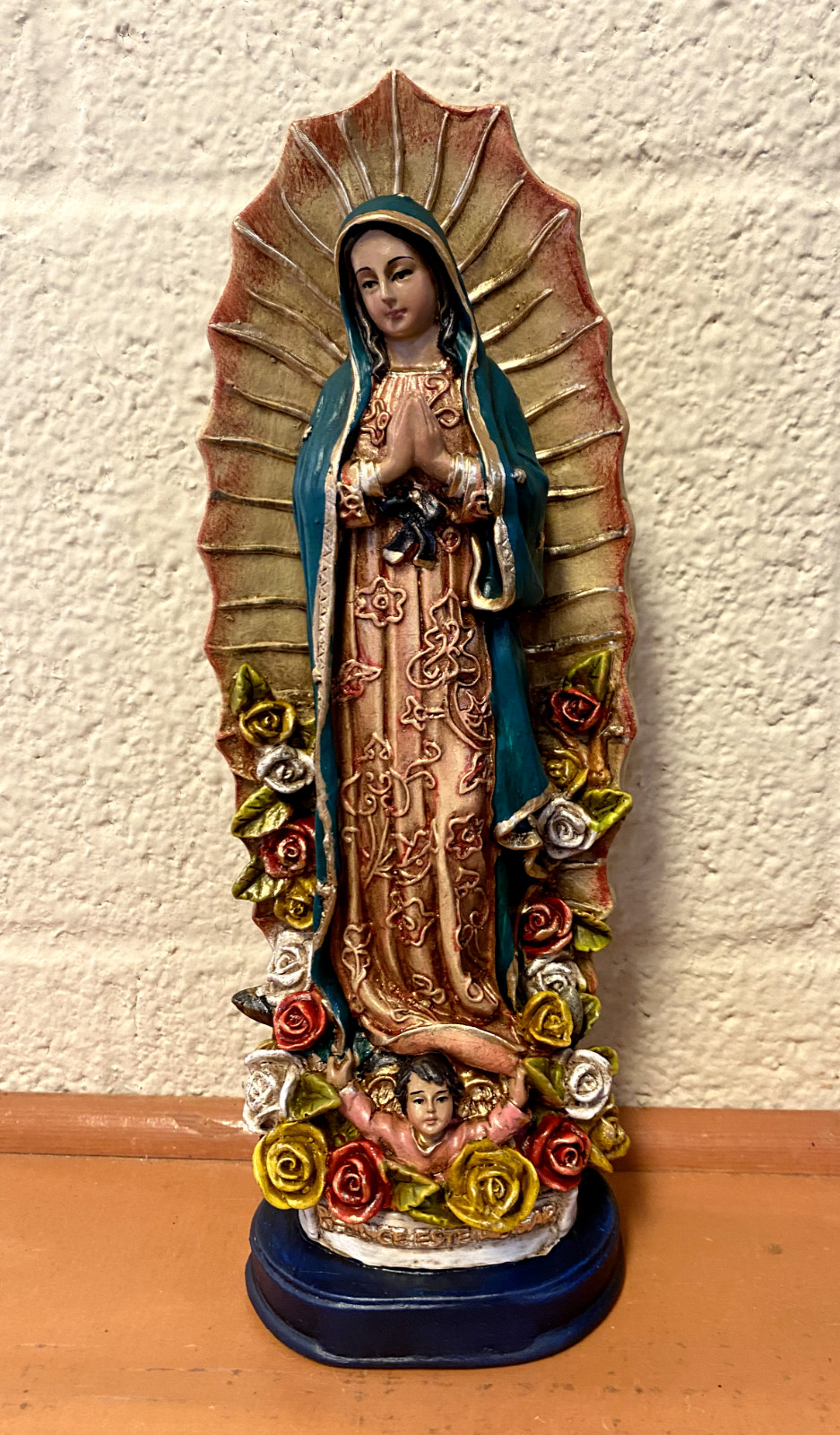 Our Lady of Guadalupe Hand Painted 6.5\