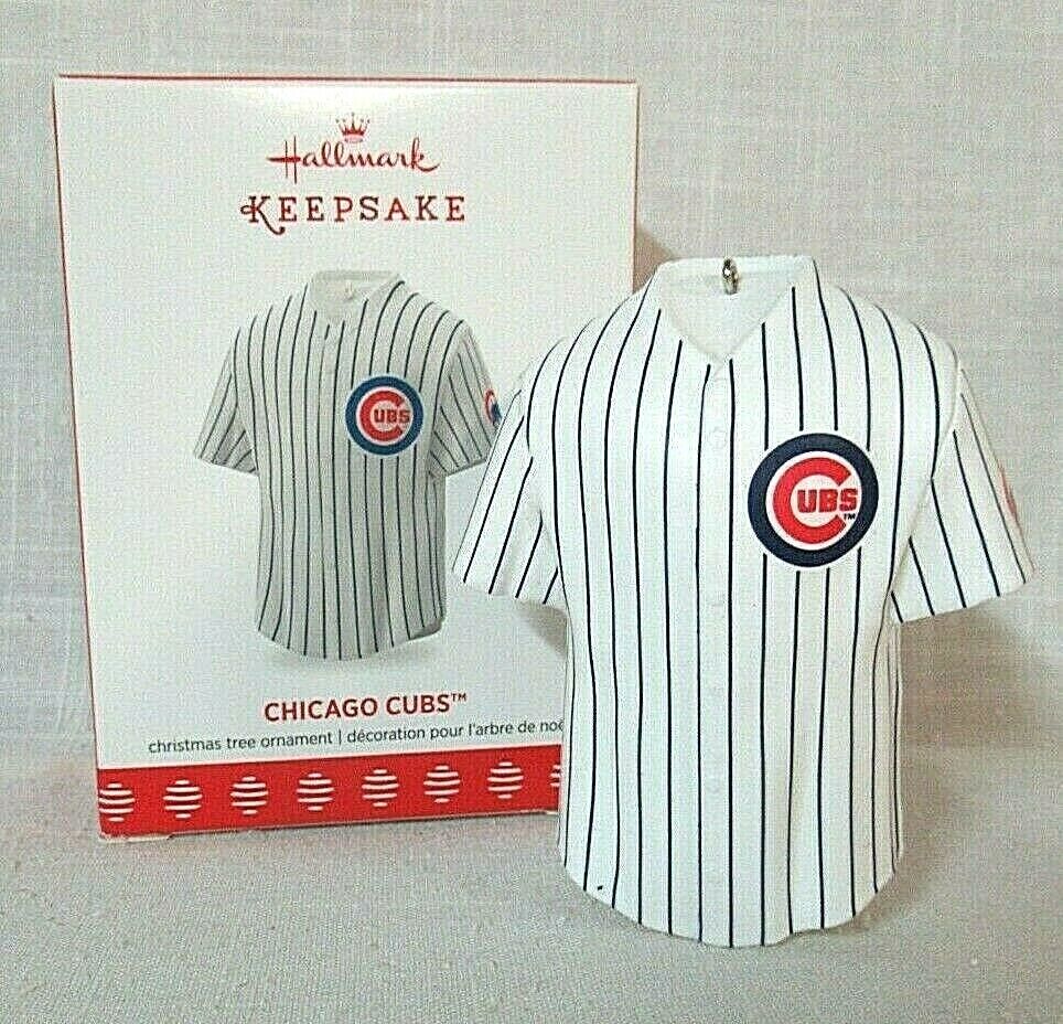 Hallmark 2018 MLB Sports Ornament  Chicago Cubs Jersey