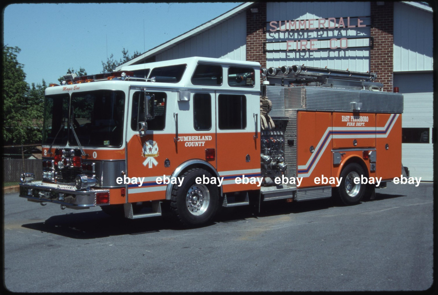 Summerdale FC East Pennsboro Twp PA HME Grumman pumper Fire Apparatus Slide Summerdale FC East Pennsboro Twp PA HME Grumman pumper Fire Apparatus Slide
