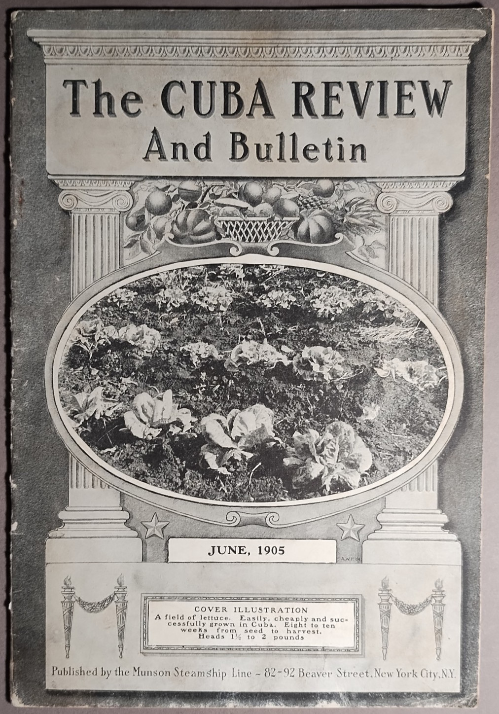 1905 Munson Steamship Line Cuba Review & Bulletin Promotional Magazine B3-10