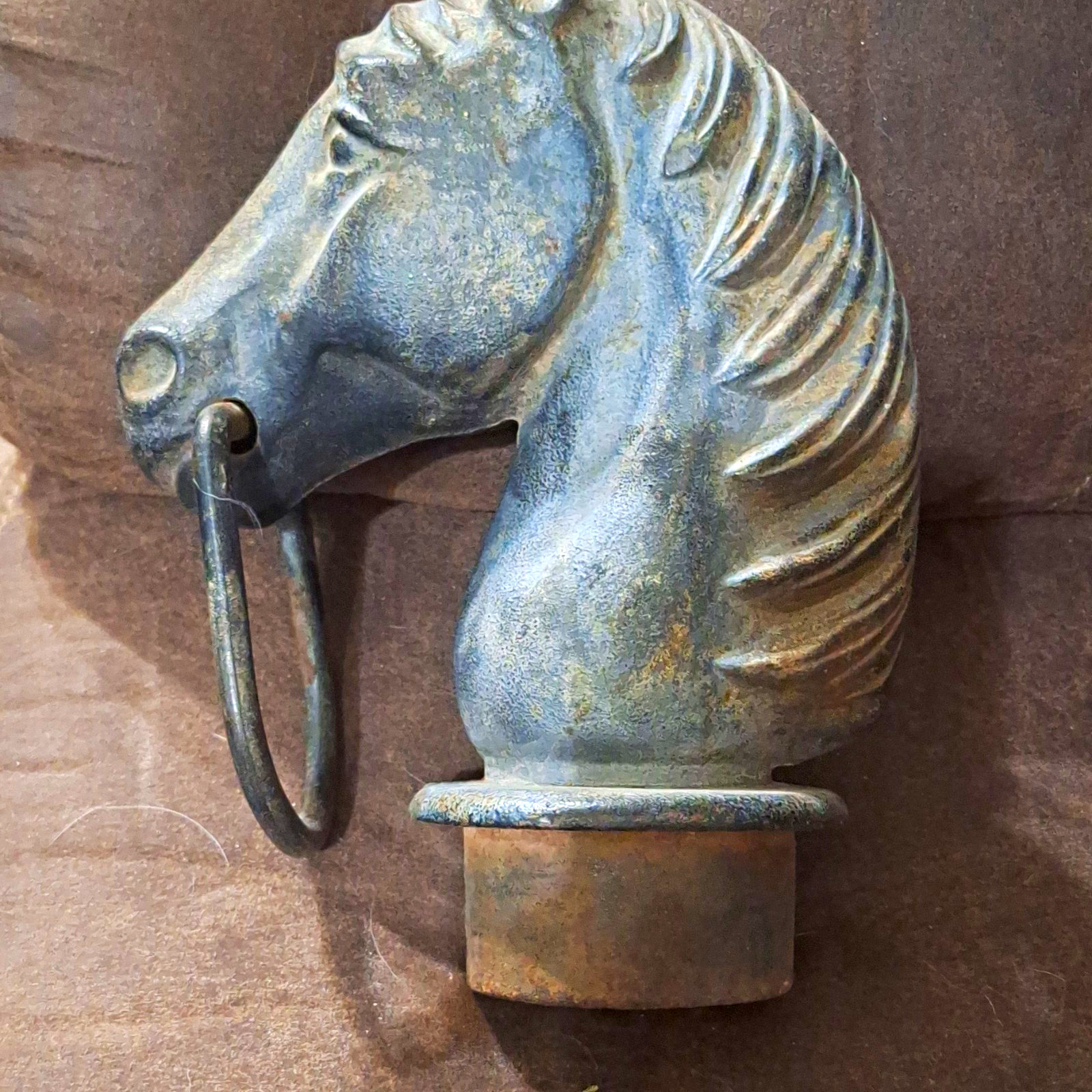 Cast Iron Horse Head Hitching  Post