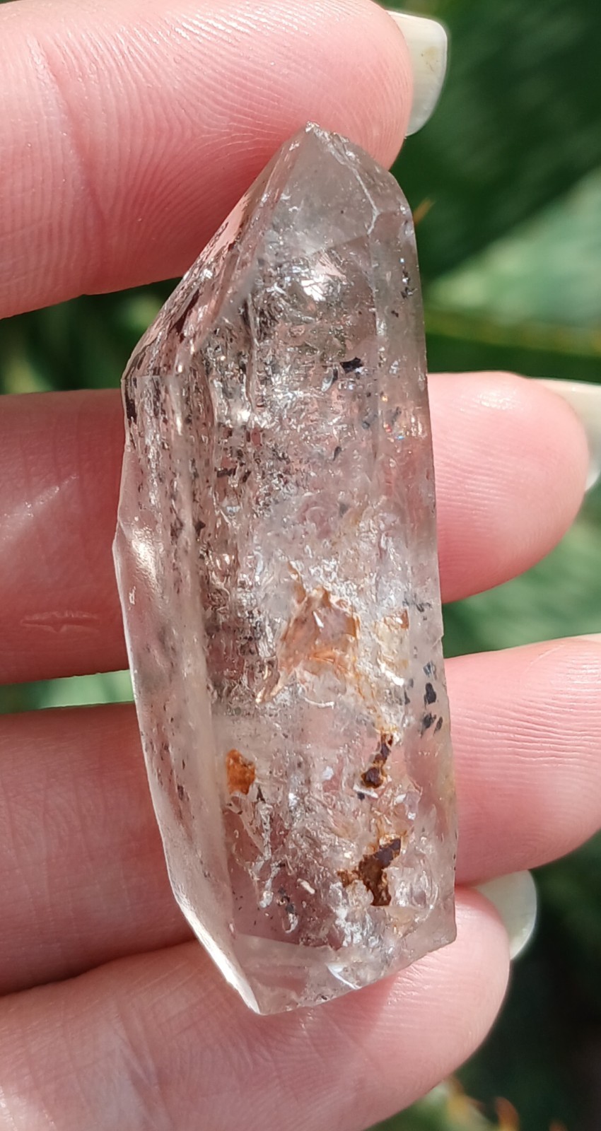12g Natural Herkimer ENHYDRO Diamond Moving Hydrocarbon Bubble Crystal 12g Natural Herkimer ENHYDRO Diamond Moving Hydrocarbon Bubble Crystal
