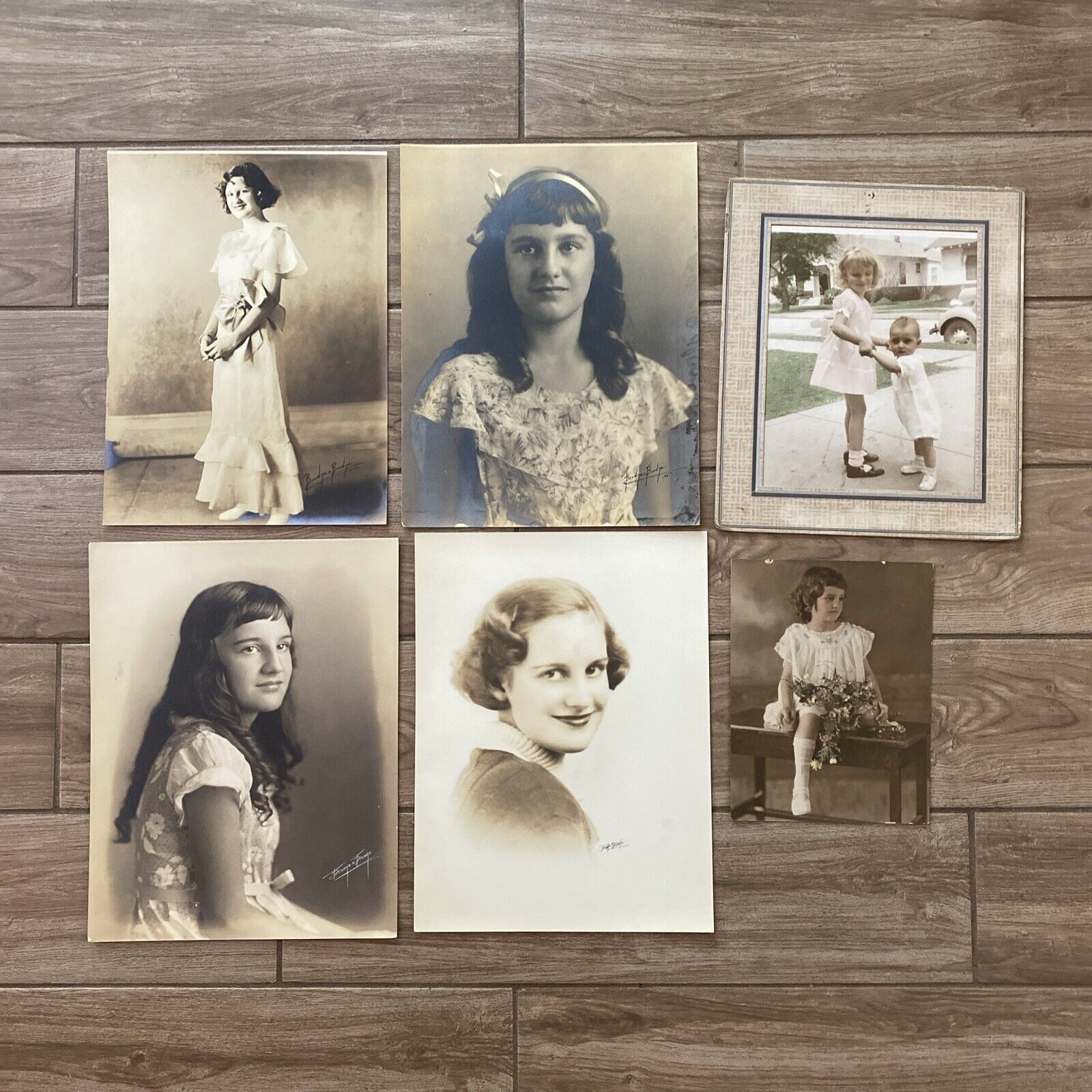 Antique Vintage Photo Lot Women Girl Toddler