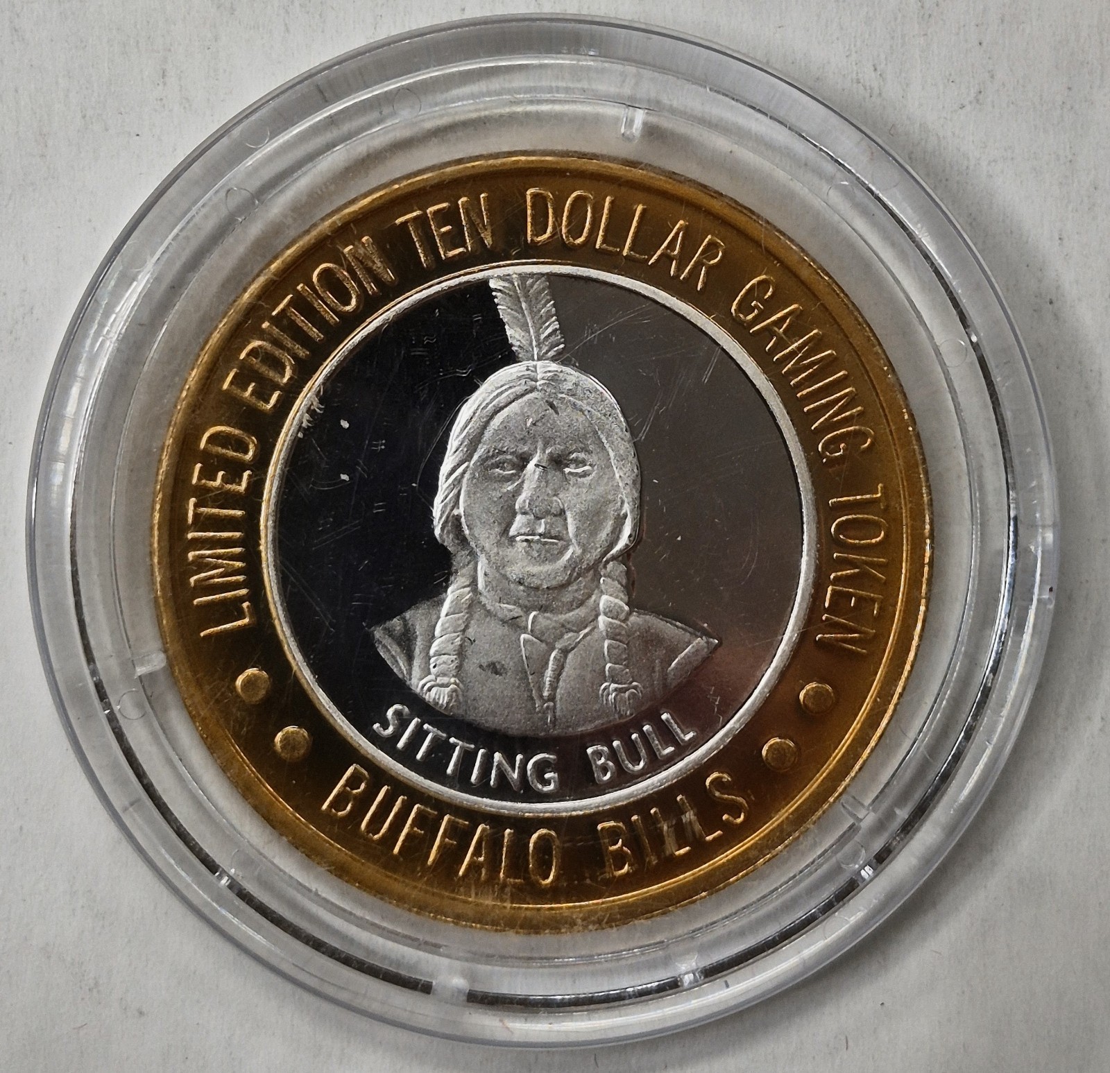 Buffalo Bill's Resort Limited Edition $ 10 Dlls Gaming Token .999 Fine Silver Buffalo Bill's Resort Limited Edition $ 10 Dlls Gaming Token .999 Fine Silver