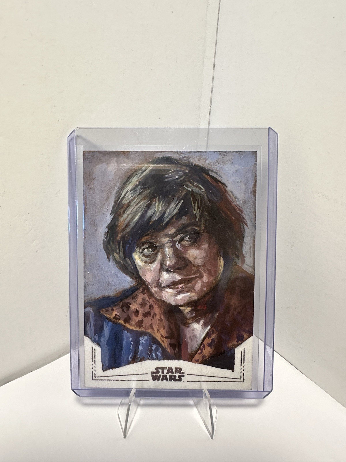 2026 Topps Star Wars Chrome - 1/1 Beru Lars Oil Sketch - Art by James Harris 2026 Topps Star Wars Chrome - 1/1 Beru Lars Oil Sketch - Art by James Harris