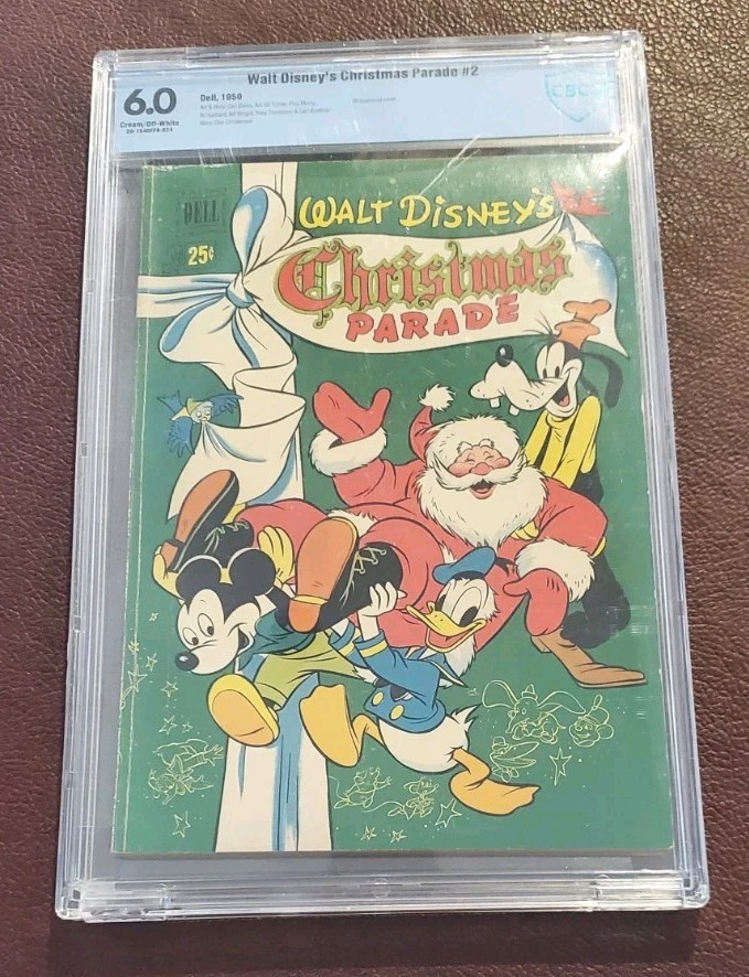 WALT DISNEYS CHRISTMAS PARADE #2 DELL COMICS 1950,CBCS 6.0 ( QUITE POSSIBLY THE WALT DISNEYS CHRISTMAS PARADE #2 DELL COMICS 1950,CBCS 6.0 ( QUITE POSSIBLY THE