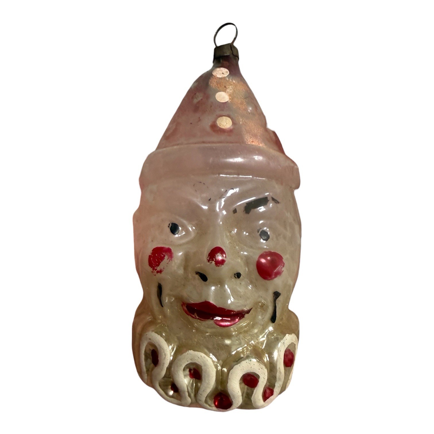 Vintage Antique RARE German Figural Glass Clown Vintage Antique RARE German Figural Glass Clown