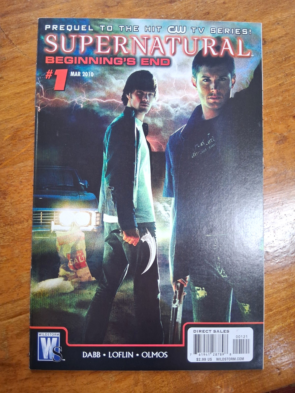 Supernatural: Beginning\'s End #1 ( Alternate Cover #1B) WildStorm 2010 Supernatural: Beginning\'s End #1 ( Alternate Cover #1B) WildStorm 2010