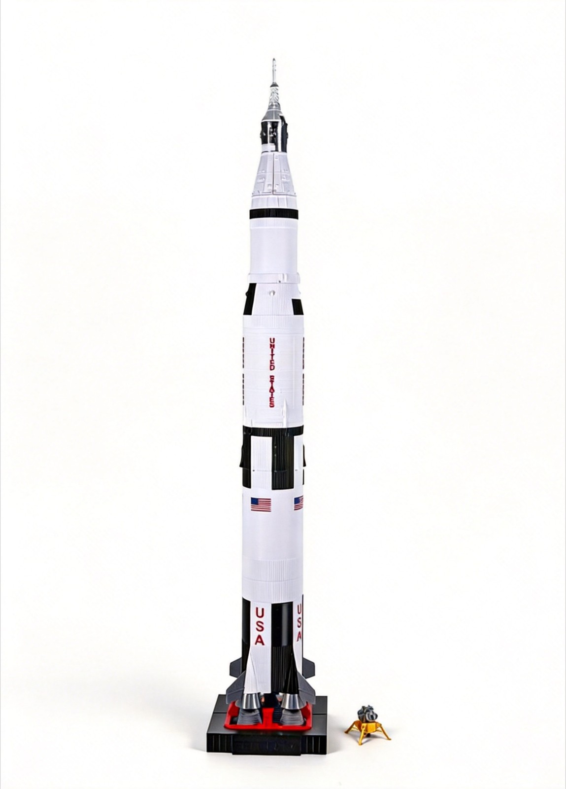 1/144 US NASA Saturn V Rocket Big 3D Model Finished Product Completed Painted 1/144 US NASA Saturn V Rocket Big 3D Model Finished Product Completed Painted