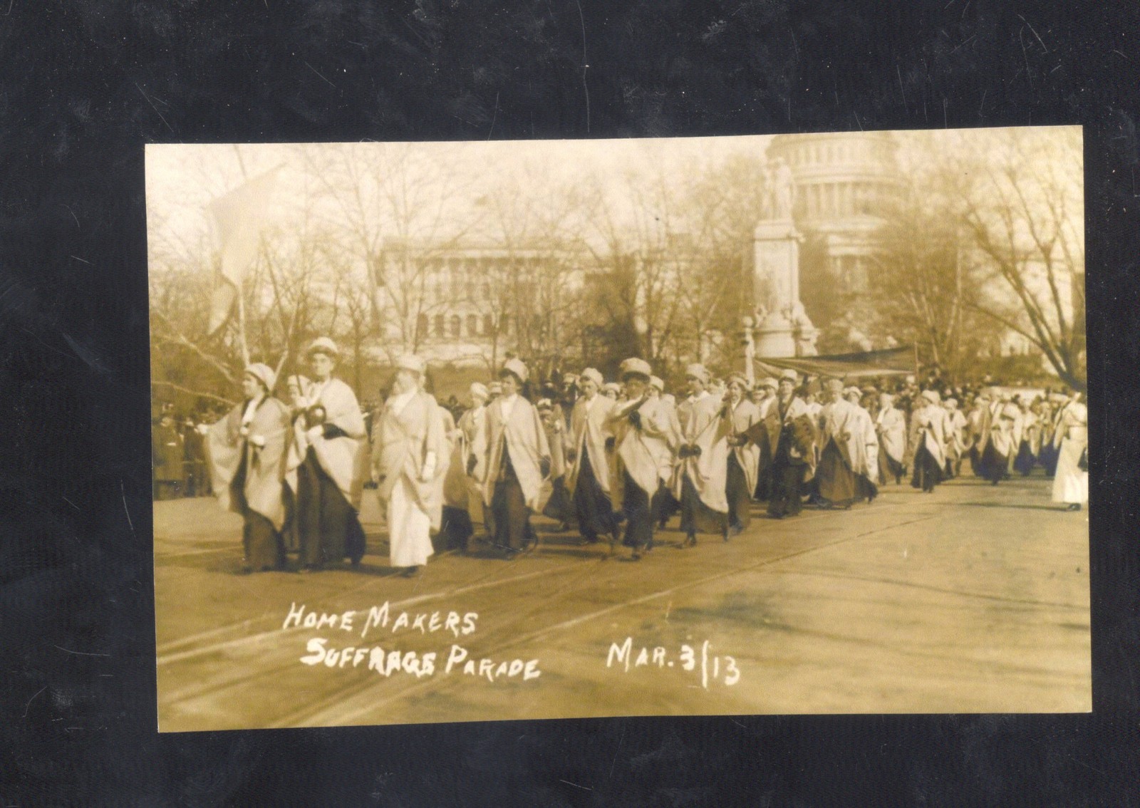 REAL PHOTO MARCH 1913 WOMANS SUFFRAGE PARADE SUFFRAGETTE POSTCARD COPY REAL PHOTO MARCH 1913 WOMANS SUFFRAGE PARADE SUFFRAGETTE POSTCARD COPY