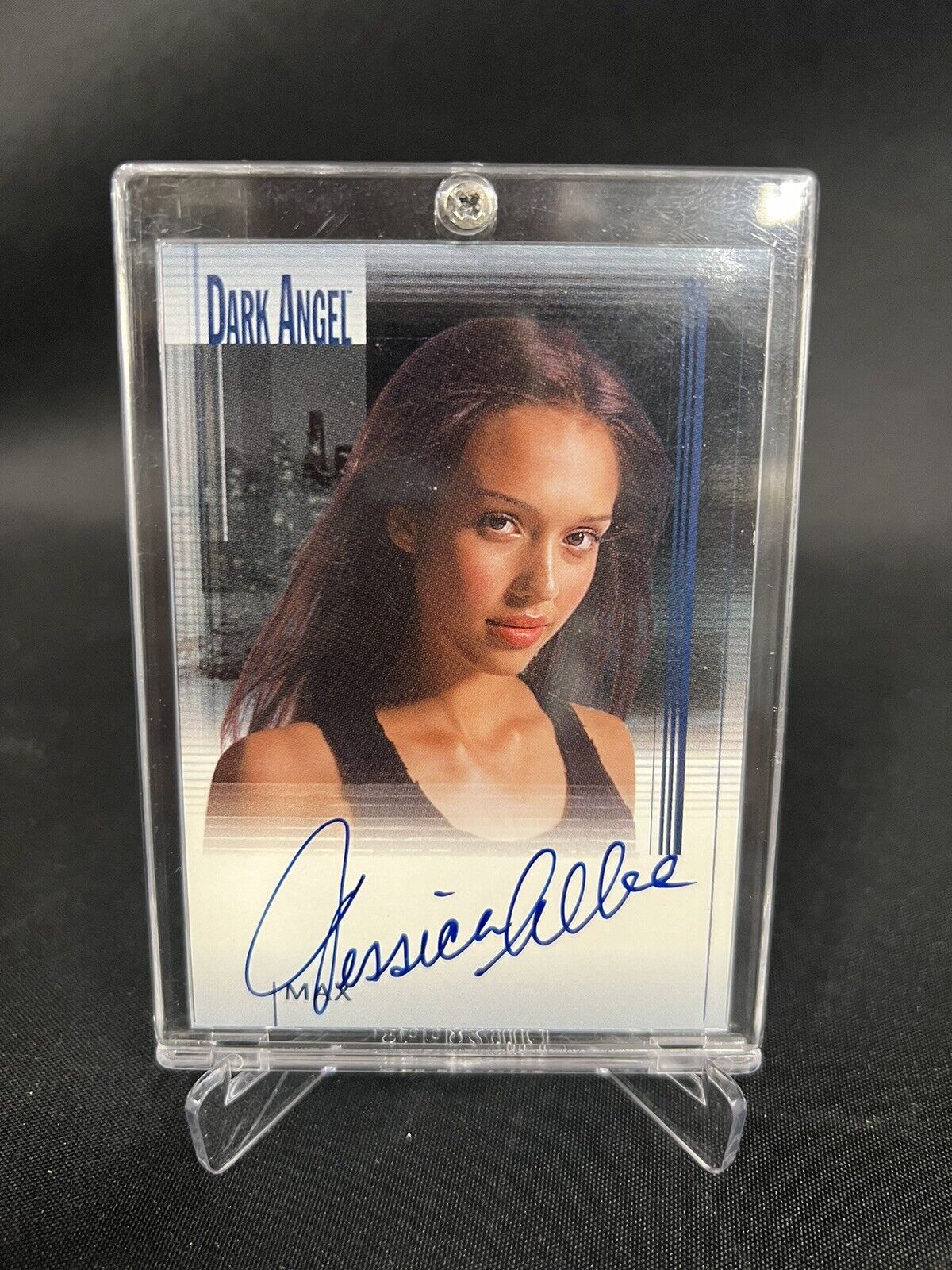 2002 Topps Dark Angel Jessica Alba On Card Autograph RARE 1 in 454 Packs MINT