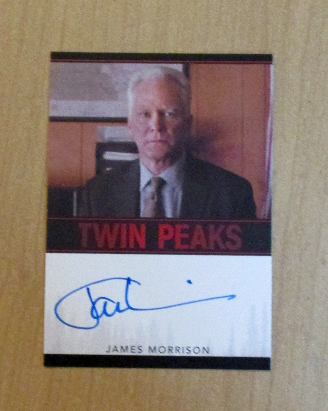 2025 Rittenhouse Twin Peaks Log Lady James Morrison autograph auto 2025 Rittenhouse Twin Peaks Log Lady James Morrison autograph auto
