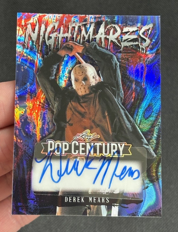 Derek Mears Auto 1/1 Lava Nightmares - 2026 Leaf Metal Pop Century Jason Derek Mears Auto 1/1 Lava Nightmares - 2026 Leaf Metal Pop Century Jason