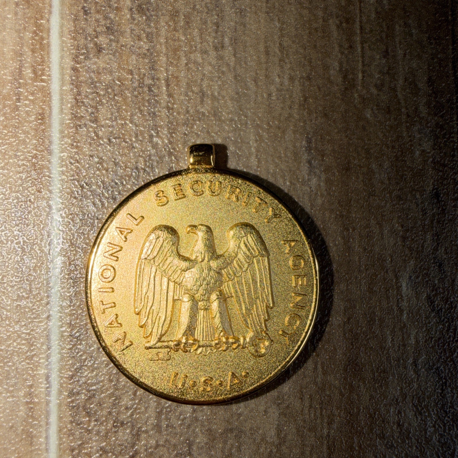RARE Vintage National Security Agency NSA Challenge Coin RARE Vintage National Security Agency NSA Challenge Coin