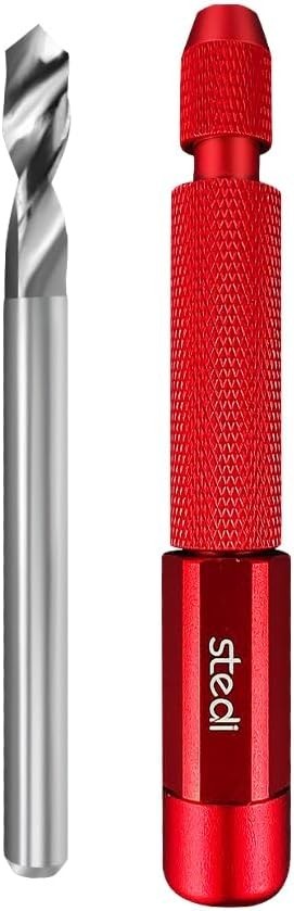 stedi Manual Pin Vise Hand Drill, Model Hobby Making Red Handle (Handle Only) stedi Manual Pin Vise Hand Drill, Model Hobby Making Red Handle (Handle Only)