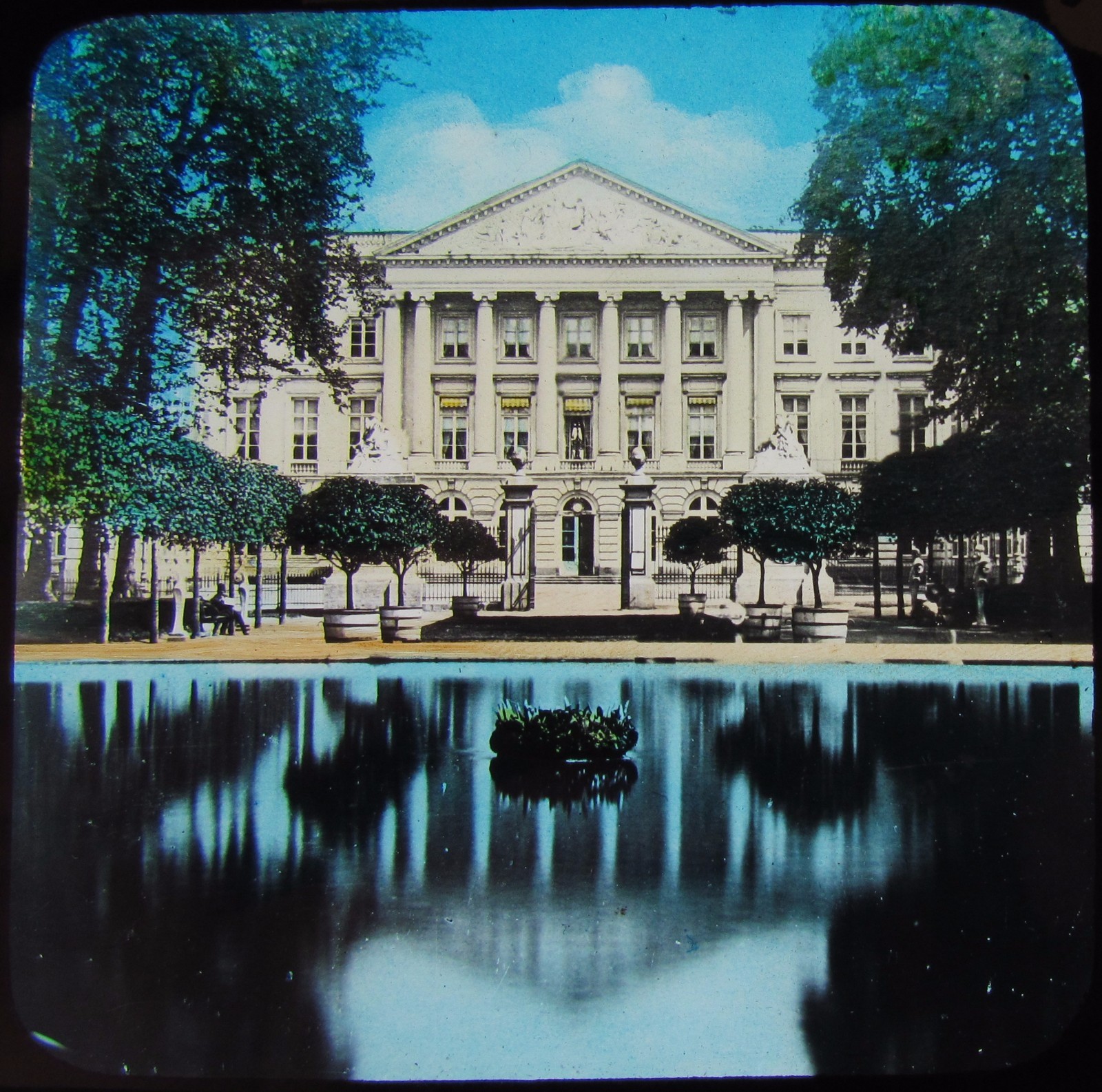 Glass Magic Lantern Slide BRUSSELS CHAMBER OF DEPUTIES C1890 PHOTO Glass Magic Lantern Slide BRUSSELS CHAMBER OF DEPUTIES C1890 PHOTO
