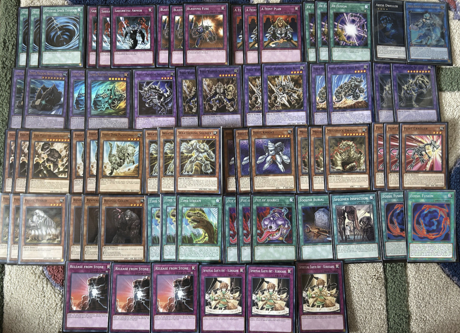 YuGiOh 70 Card Tournament Fossil Fusion Deck Fossil Machine w/30 Card Extra&Side YuGiOh 70 Card Tournament Fossil Fusion Deck Fossil Machine w/30 Card Extra&Side