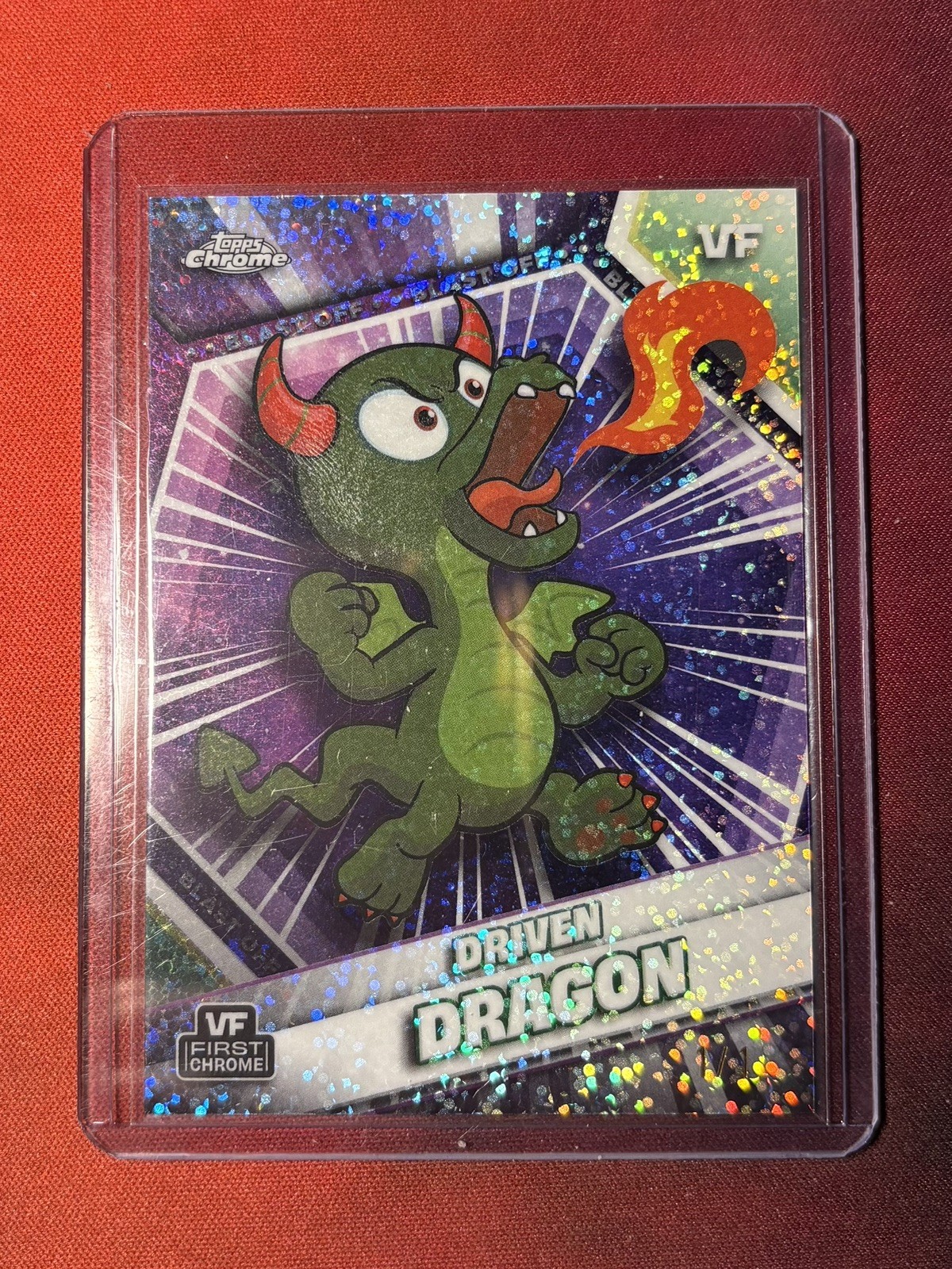 2026 Topps Chrome VeeFriends Driven Dragon ‘First Chrome’ #10 Blast Off 1/1 2026 Topps Chrome VeeFriends Driven Dragon ‘First Chrome’ #10 Blast Off 1/1