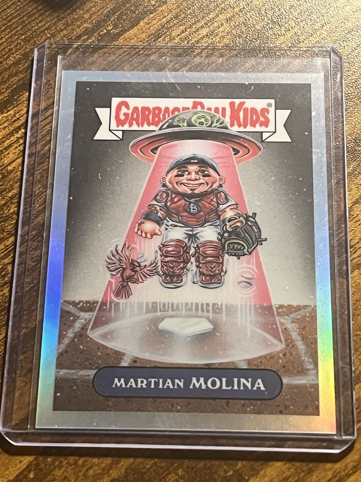 YADIER MARTIAN MOLINA 2026 BOWMAN CHROME GARBAGE PAIL KIDS SSP #GPK-49 YADIER MARTIAN MOLINA 2026 BOWMAN CHROME GARBAGE PAIL KIDS SSP #GPK-49