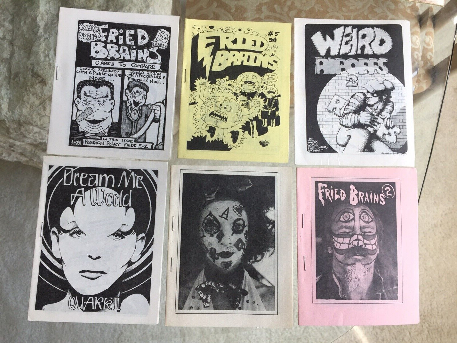 Underground Comic Vintage Set 6 Pc Underground Comic Vintage Set 6 Pc