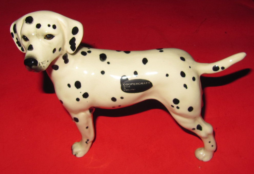 COOPERCRAFT Made in England Dalmation Dog 7.5 COOPERCRAFT Made in England Dalmation Dog 7.5