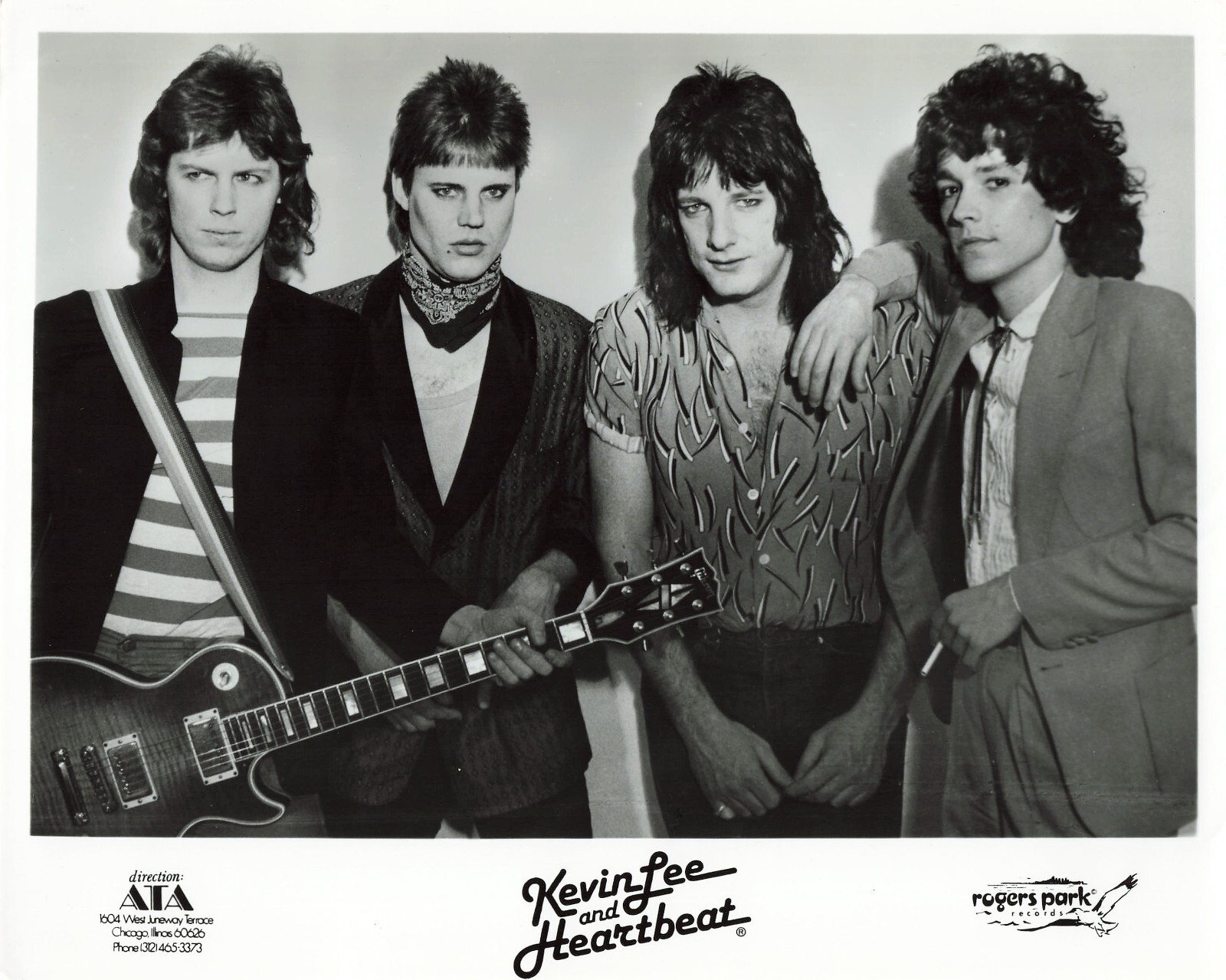 Kevin Lee & Heartbeat Band Photo Music Press Danny Schaeffer Stevie Tieken *P82b Kevin Lee & Heartbeat Band Photo Music Press Danny Schaeffer Stevie Tieken *P82b