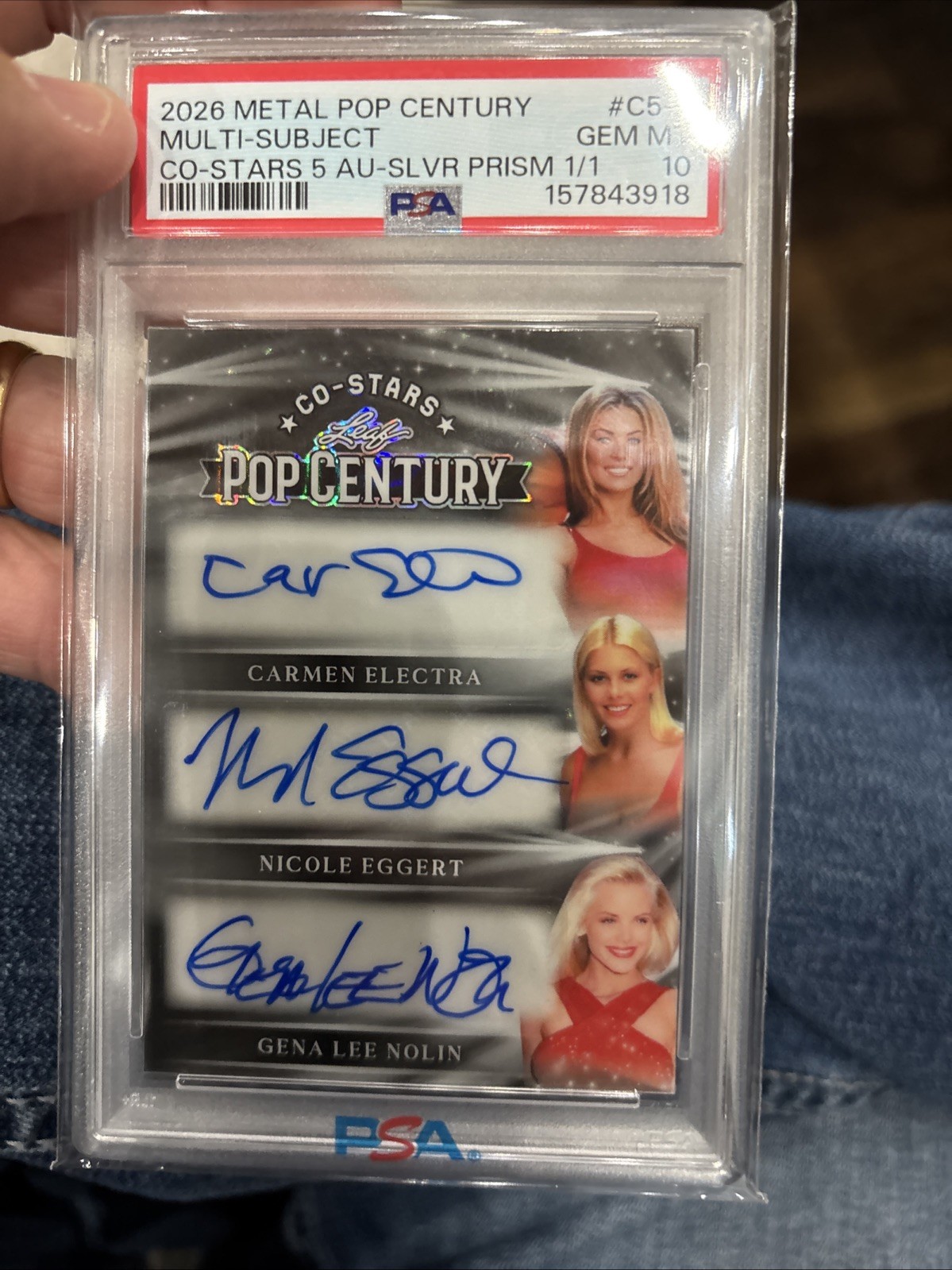 2026 Leaf Metal Pop Century 5 Auto 1/1 Baywatch Electra, Eggert, Nolin, Psa 10 2026 Leaf Metal Pop Century 5 Auto 1/1 Baywatch Electra, Eggert, Nolin, Psa 10