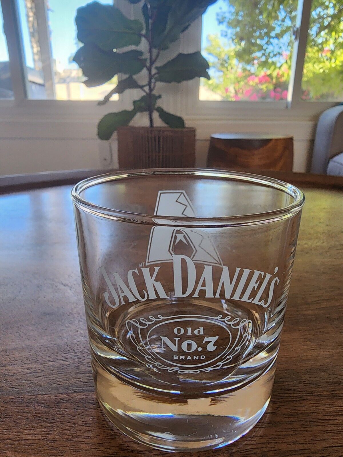 RARE Arizona Diamondbacks Jack Daniels No. 7 Lowball Whiskey Rocks Glass