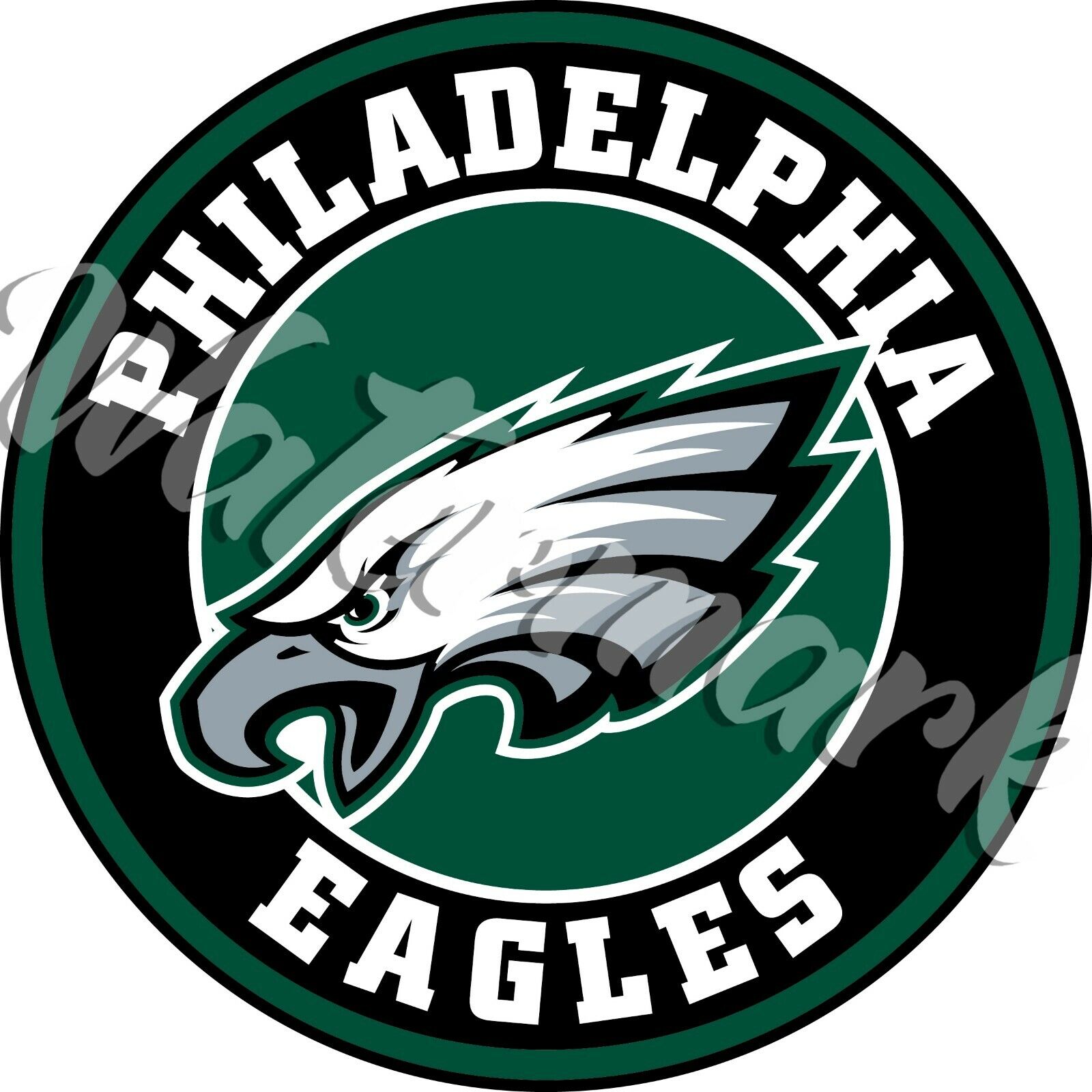 Philadelphia Eagles Circle Logo Sticker / Vinyl Decal 10 sizes