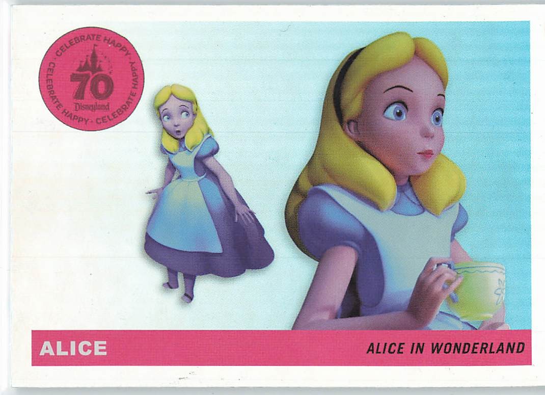 2025 Topps Disneyland 70th Anniversary #T55-25 Alice 1955 Topps Disneyland Icons 2025 Topps Disneyland 70th Anniversary #T55-25 Alice 1955 Topps Disneyland Icons