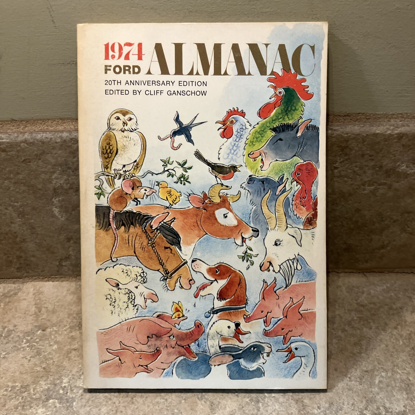 Vintage 1974 Ford Almanac 20th Anniversary Edition - Cliff Ganschow - Booklet Vintage 1974 Ford Almanac 20th Anniversary Edition - Cliff Ganschow - Booklet