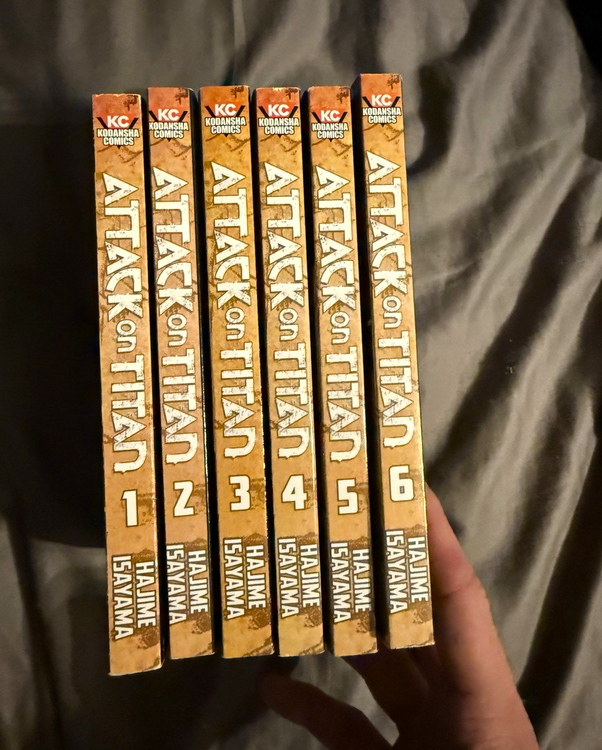 Attack on Titan Manga Lot Vols 1-6 Hajime Isayama Kodansha Comics Attack on Titan Manga Lot Vols 1-6 Hajime Isayama Kodansha Comics
