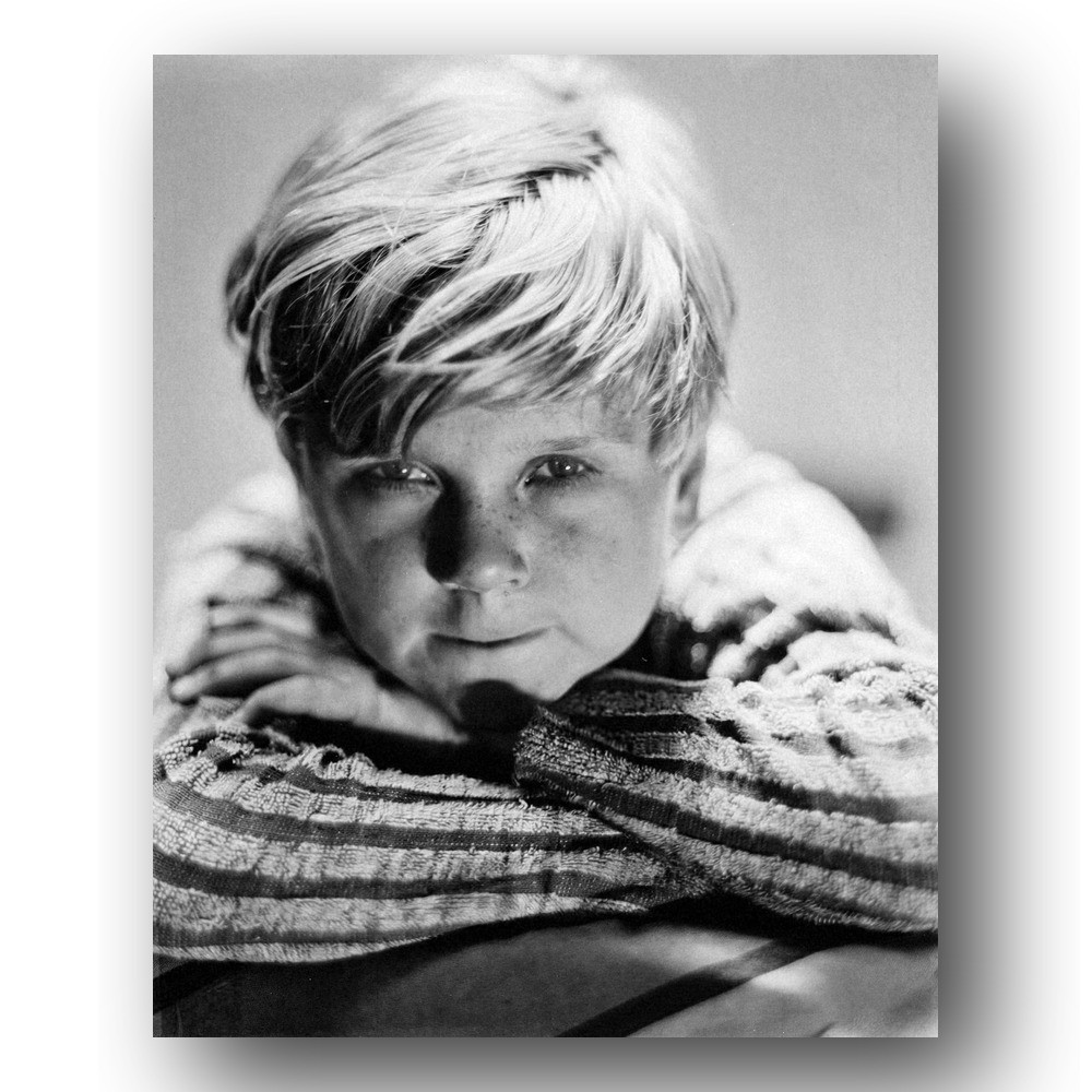 Jackie Cooper Photo 8x10 Portrait Resting Arms MGM Studios 1931