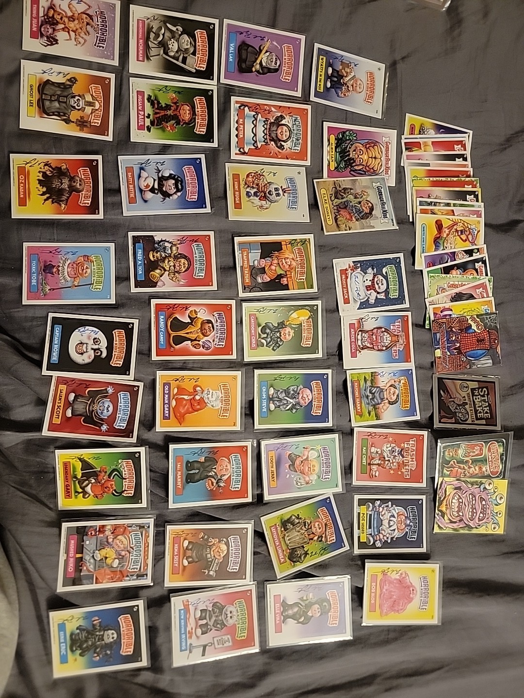 Horrible Kids Signed Card Lot 74 Autos + Extras See Photos Make An Offer