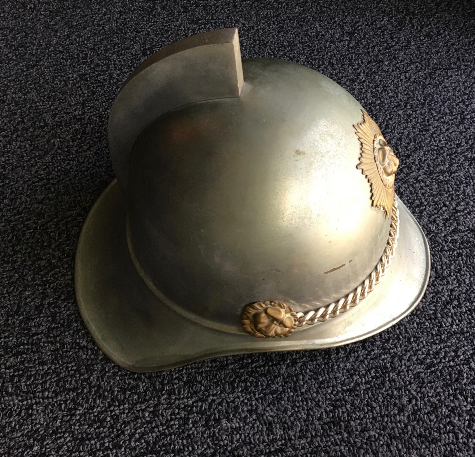 Vintage European Traffic Police Helmet Hat Vintage European Traffic Police Helmet Hat