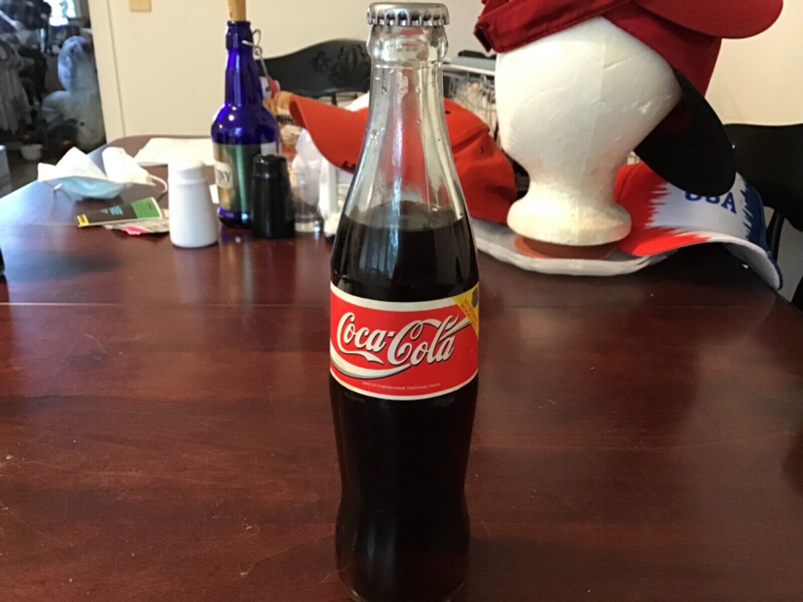vintage unopened coke bottle from russia