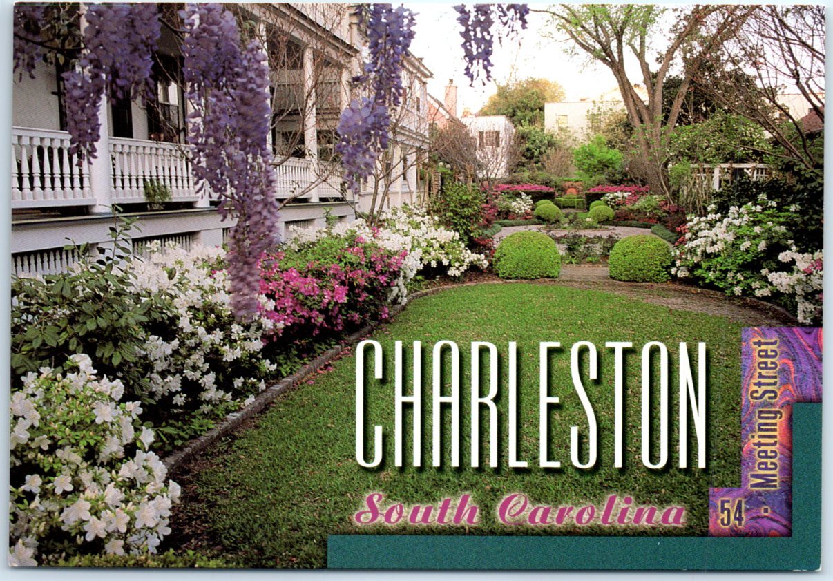 Postcard - 54 Meeting Street - Charleston, South Carolina
