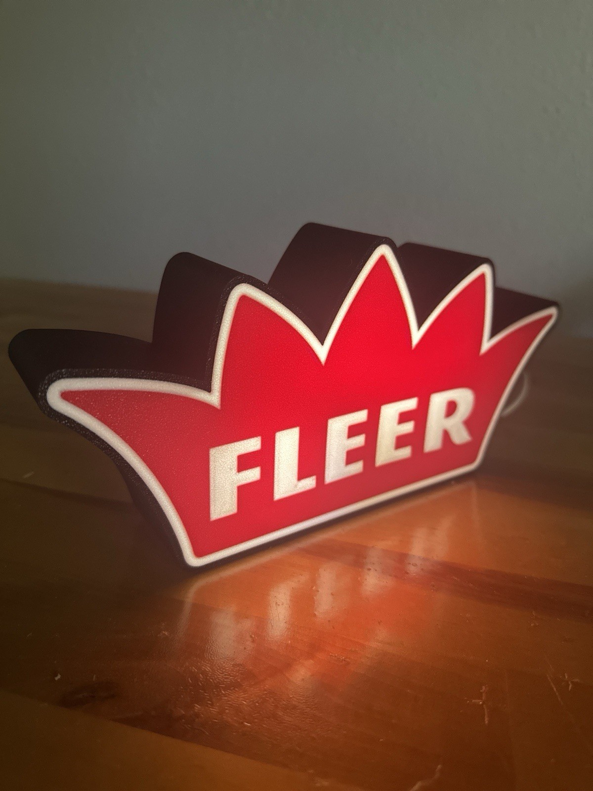 Fleer Light Box Sign LED USB Man Cave Basketball Cards Brand New Fleer Light Box Sign LED USB Man Cave Basketball Cards Brand New