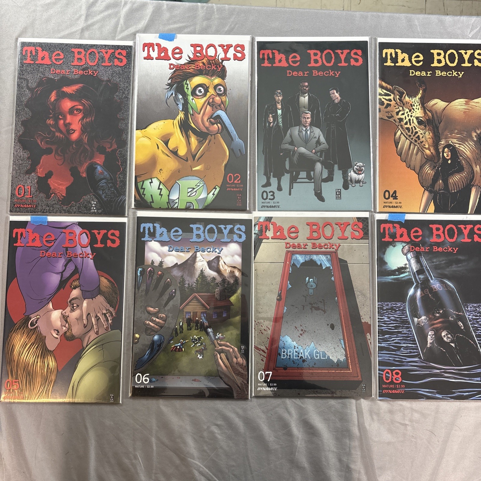 Dynamite Comics THE BOYS DEAR BECKY COMPLETE SET # 1-8 GARTH ENNIS VF/NM 2020 Dynamite Comics THE BOYS DEAR BECKY COMPLETE SET # 1-8 GARTH ENNIS VF/NM 2020