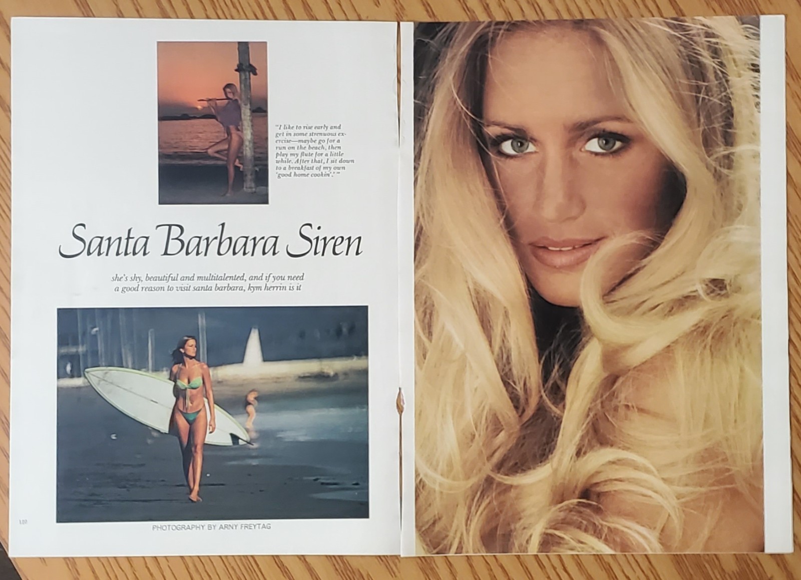 Playboy PICTORIAL ONLY - Playmate KYMBERLY HERRIN    March, 1981   7 pages
