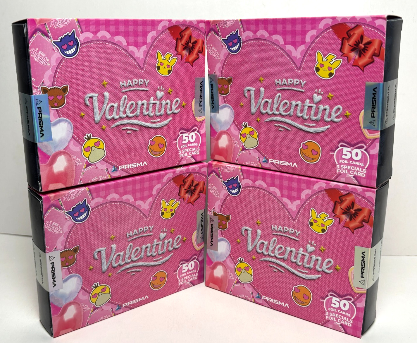 4 BOXES POKEMON 2026 HAPPY VALENTINE'S Day Full Set Cards - Peru Edition 4 BOXES POKEMON 2026 HAPPY VALENTINE'S Day Full Set Cards - Peru Edition