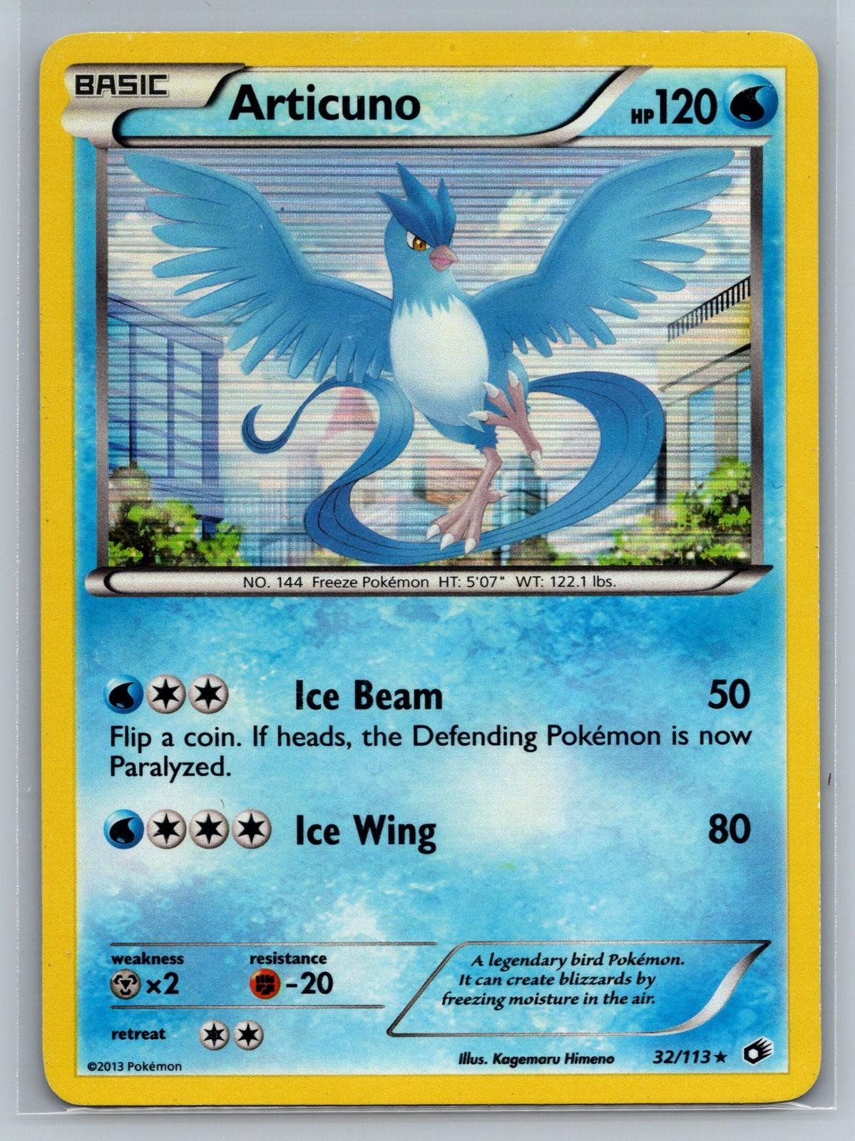 Legendary Treasures #32/113 Articuno Legendary Treasures #32/113 Articuno