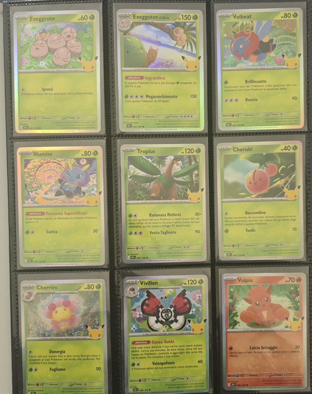 pokemon 30th anniversary complete regular set pokemon 30th anniversary complete regular set