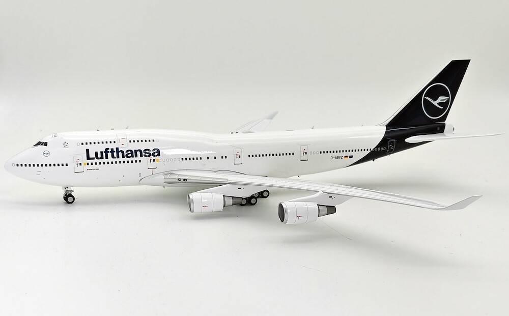 JFox JF-747-4-063 Lufthansa Boeing 747-400 D-ABVZ Diecast 1/200 Model Airplane